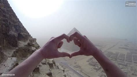 sex on giza pyramid|Egypt investigating couple over nude photos atop Great Pyramid